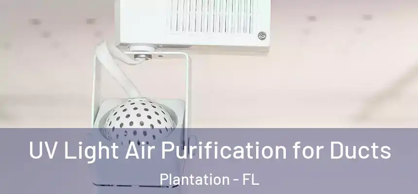 UV Light Air Purification for Ducts Plantation - FL